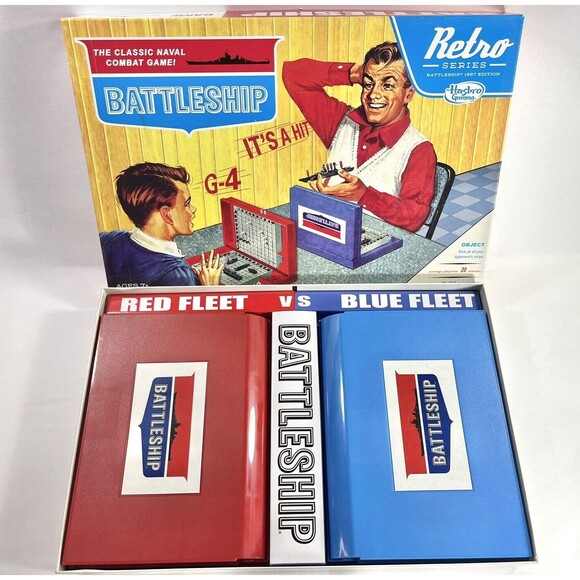 Retro Series Battleship Game Retro Series 1967 Edition 2015 Complete - Picture 3 of 16